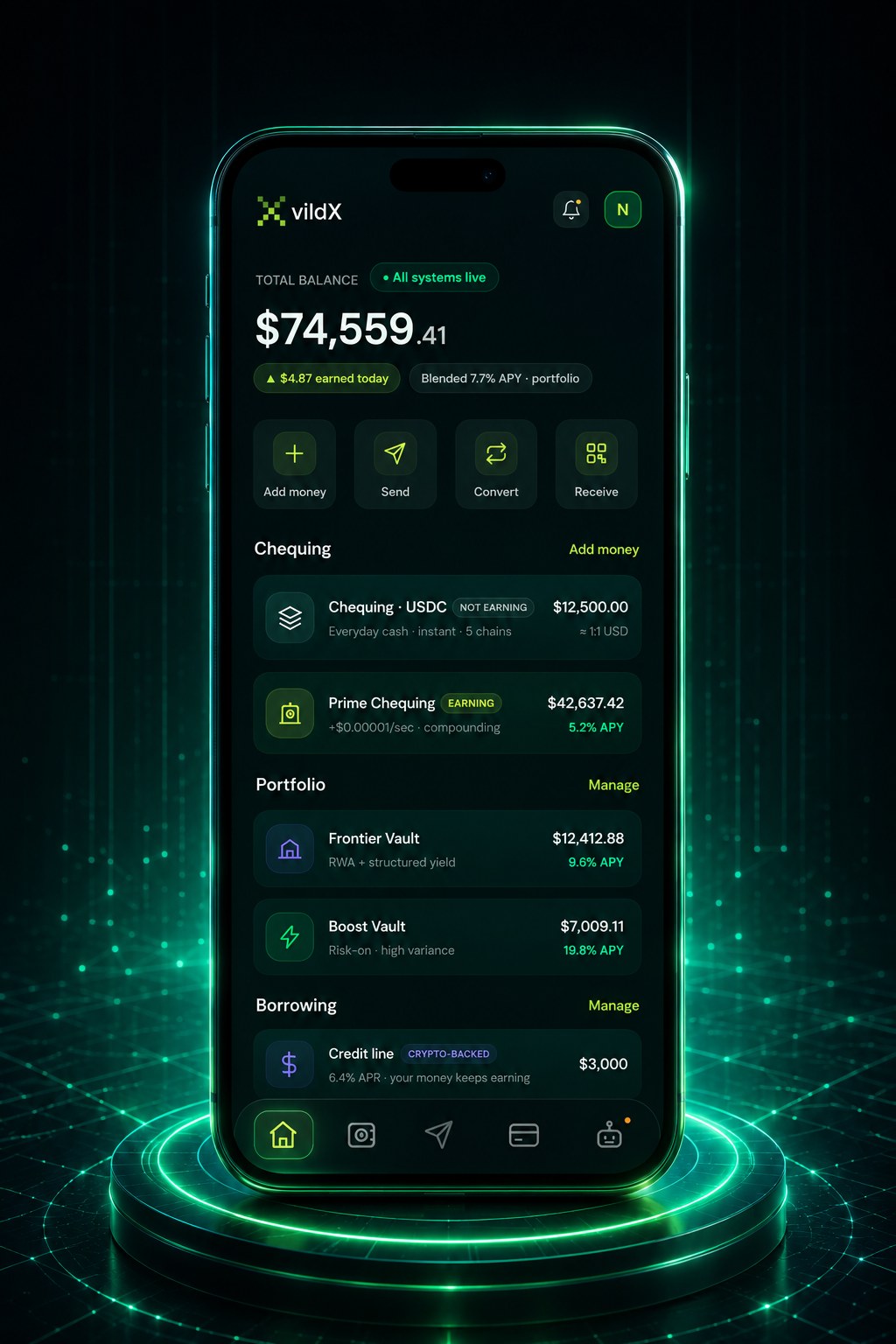 vildX — the on-chain NeoBank